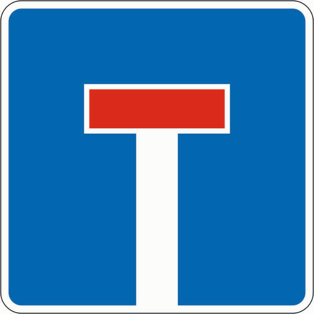 Verkehrszeichen Sackgasse (VZ 357)-1