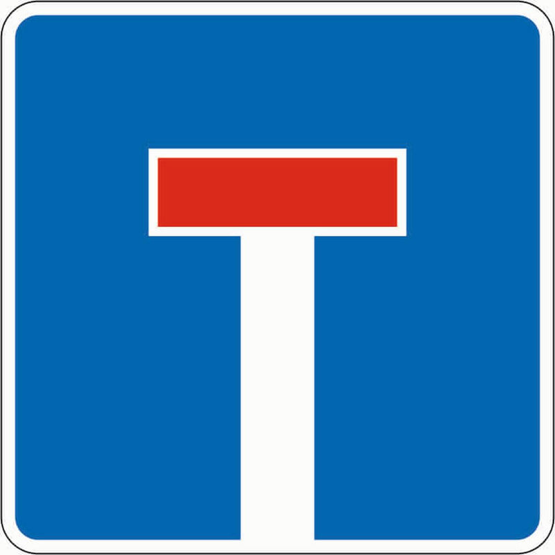Verkehrszeichen Sackgasse (VZ 357)-1
