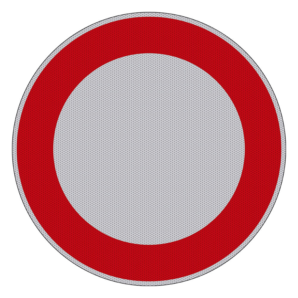 Verkehrszeichen Verbot für Fahrzeuge aller Art (VZ 250)