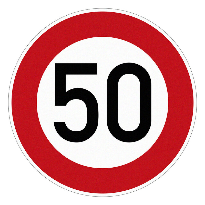 Verkehrszeichen 50 km/h (VZ 274-50)-2