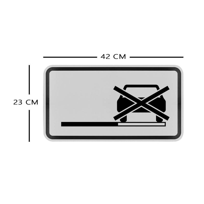 Zusatzzeichen VZ 1060-31 – Halteverbot auch auf dem Seitenstreifen-2